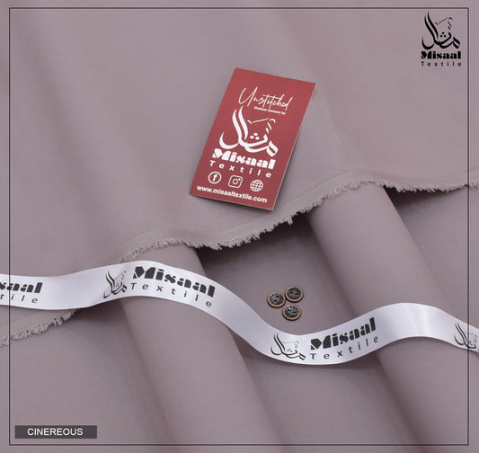 Textile sample with 'Mixaal Textile' branding on a gray background